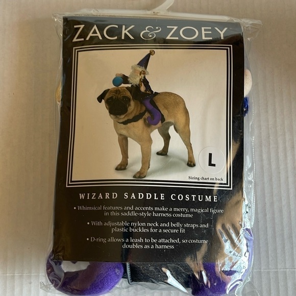NWT Zack & Zoey Wizard Saddle Costume - Picture 2 of 4